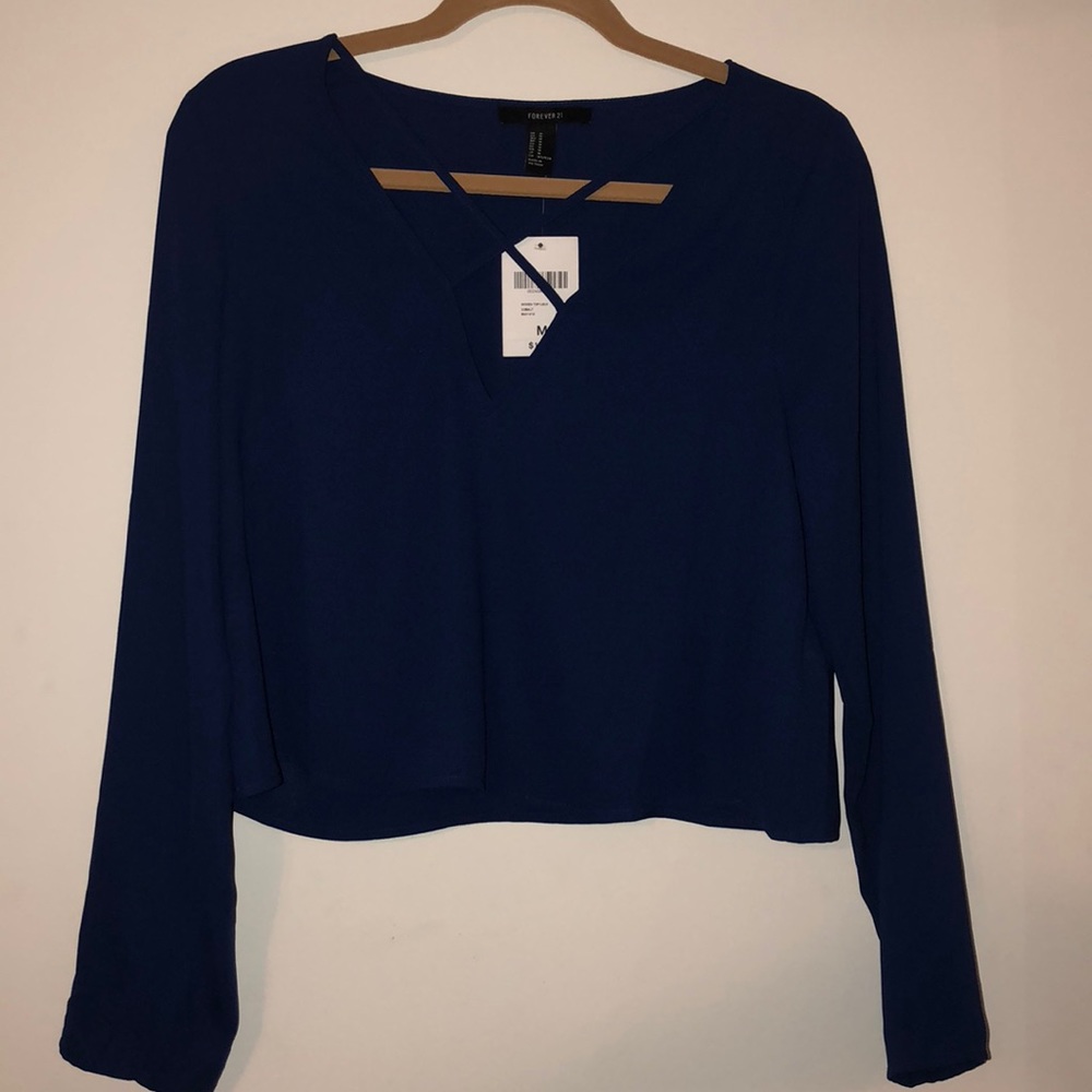 Forever 21 Navy Blue Shirt